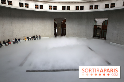 Fujiko Nakaya : nos photos de sa sculpture de brouillard à voir à la Bourse de Commerce
