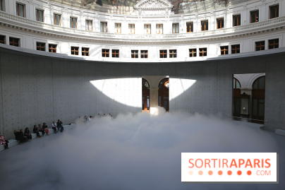 Fujiko Nakaya : nos photos de sa sculpture de brouillard à voir à la Bourse de Commerce