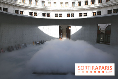 Fujiko Nakaya : nos photos de sa sculpture de brouillard à voir à la Bourse de Commerce