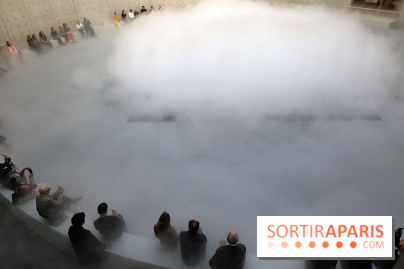 Fujiko Nakaya : nos photos de sa sculpture de brouillard à voir à la Bourse de Commerce
