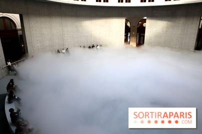Fujiko Nakaya : nos photos de sa sculpture de brouillard à voir à la Bourse de Commerce