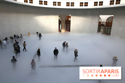 Fujiko Nakaya : nos photos de sa sculpture de brouillard à voir à la Bourse de Commerce