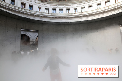 Fujiko Nakaya : nos photos de sa sculpture de brouillard à voir à la Bourse de Commerce