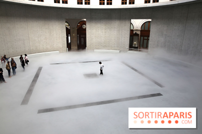 Fujiko Nakaya : nos photos de sa sculpture de brouillard à voir à la Bourse de Commerce