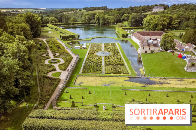Le Domaine de Villarceaux et ses deux châteaux - photos - DJI 0031 D