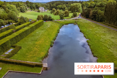 Le Domaine de Villarceaux et ses deux châteaux - photos - DJI 0035 D