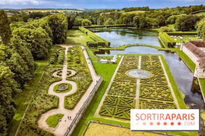 Le Domaine de Villarceaux et ses deux châteaux - photos - DJI 0032 D