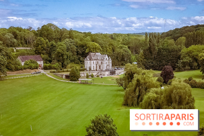Le Domaine de Villarceaux et ses deux châteaux - photos - DJI 0036 D