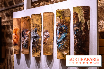 Exposition street art Sax à l’église de la Madeleine - les photos  - bois