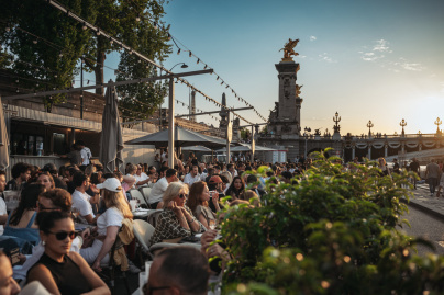 Le Flow au Pont Alexandre III : rooftop, street food et club sur la Seine - FLOW 01 05 25 @alex crk 76