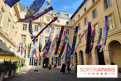 Des Genki-nobori dans le ciel de l'Hôtel de la Marine : une installation colorée à voir gratuitement