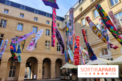 Des Genki-nobori dans le ciel de l'Hôtel de la Marine : une installation colorée à voir gratuitement