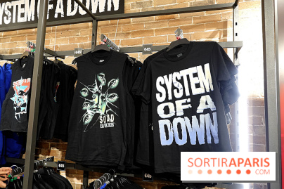 Pop-up store System of a Down à Paris - nos photos