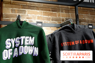 Pop-up store System of a Down à Paris - nos photos