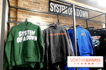 Pop-up store System of a Down à Paris - nos photos