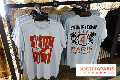 Pop-up store System of a Down à Paris - nos photos