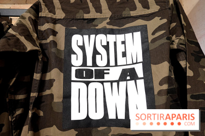 Pop-up store System of a Down à Paris - nos photos