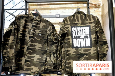 Pop-up store System of a Down à Paris - nos photos
