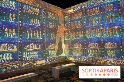 La chambre immersive aux hiéroglyphes de Toutânkhamon - Toutankhamon : son tombeau et ses trésors