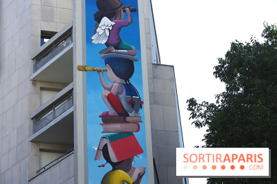 Seth, nos photos de sa nouvelle fresque monumentale à admirer dans le 19e à Paris - Seth 2