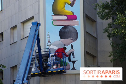 Seth, nos photos de sa nouvelle fresque monumentale à admirer dans le 19e à Paris - Seth 7