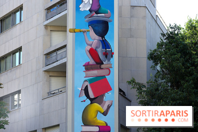 Seth, nos photos de sa nouvelle fresque monumentale à admirer dans le 19e à Paris - Seth 8