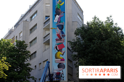 Seth, nos photos de sa nouvelle fresque monumentale à admirer dans le 19e à Paris - Seth 9