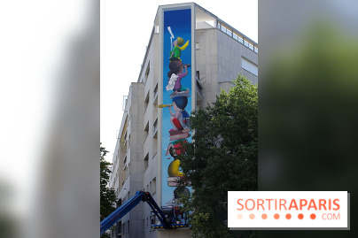 Seth, nos photos de sa nouvelle fresque monumentale à admirer dans le 19e à Paris - Seth 12