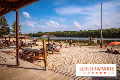 La plage et guinguette des Étangs de Hollande - photos