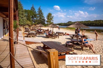 La plage et guinguette des Étangs de Hollande - photos