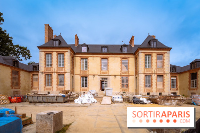 Le château de Plaisir dans les Yvelines se transforme en conservatoire - photos - façade intérieur