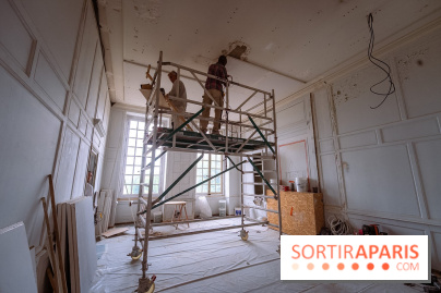 Le château de Plaisir dans les Yvelines se transforme en conservatoire - photos
