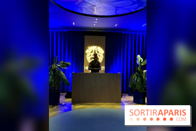 Ici C’est Paris La Maison : nos photos du pop-up gratuit du PSG à Paris - L’accueil bleu d’Ici C’est Paris La Maison