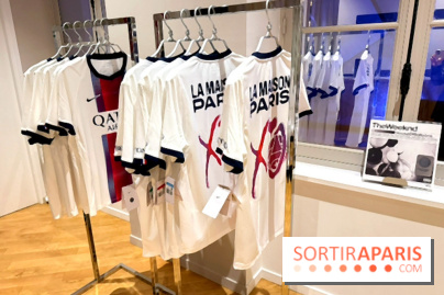 Ici C’est Paris La Maison : nos photos du pop-up gratuit du PSG à Paris - Les maillots PSG x XO à La Maison