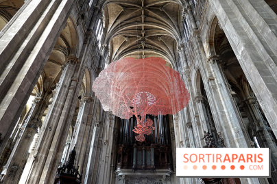 Lydie Arickx : nos photos de son installation à l'église Saint-Eustache
