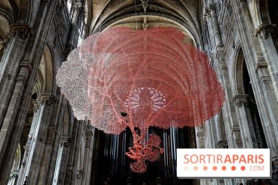 Lydie Arickx : nos photos de son installation à l'église Saint-Eustache