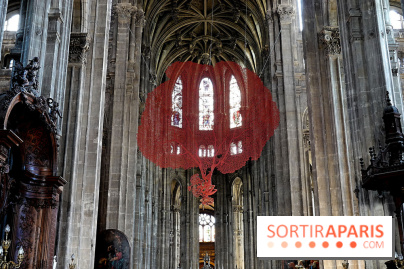 Lydie Arickx : nos photos de son installation à l'église Saint-Eustache