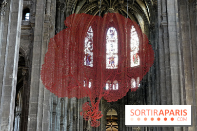 Lydie Arickx : nos photos de son installation à l'église Saint-Eustache