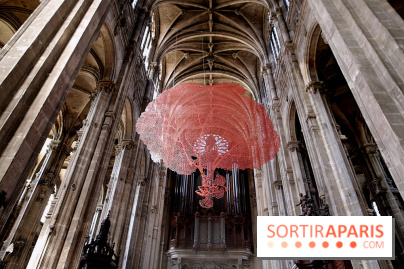 Lydie Arickx : nos photos de son installation à l'église Saint-Eustache