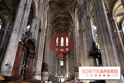 Lydie Arickx : nos photos de son installation à l'église Saint-Eustache