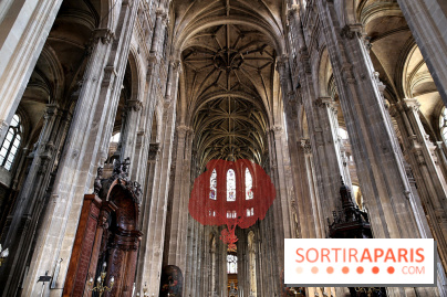 Lydie Arickx : nos photos de son installation à l'église Saint-Eustache