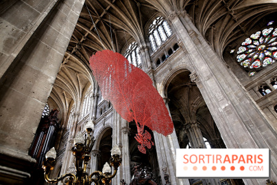 Lydie Arickx : nos photos de son installation à l'église Saint-Eustache