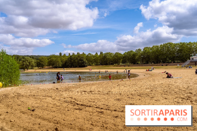 Île de loisirs du Val de Seine dans les Yvelines, plage, baignade et activités - photos
