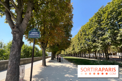 Le Jardin d’Erevan, un coin tranquille le long des quais de Seine