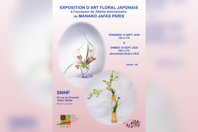 L’art floral japonais à l’honneur : plongez dans la poésie végétale au cœur de Paris !