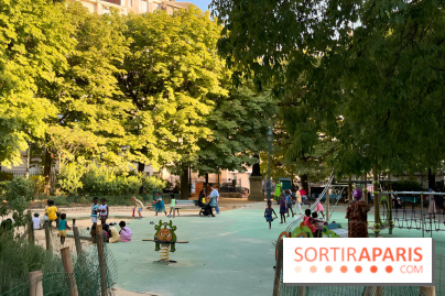 Square des Epinettes, le parc caché du 17e