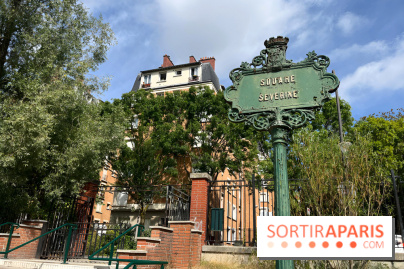 Le square Séverine, grand espace vert du 20e arrondissement
