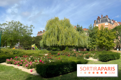Le square Séverine, grand espace vert du 20e arrondissement