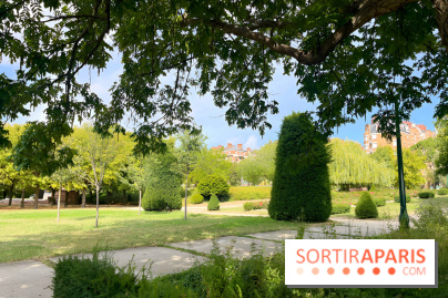 Le square Séverine, grand espace vert du 20e arrondissement