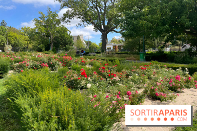 Le square Séverine, grand espace vert du 20e arrondissement